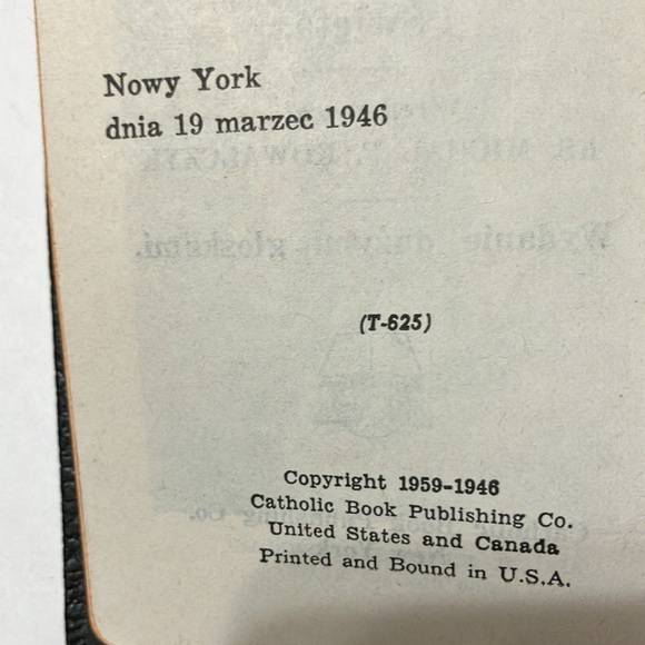 Boski Przyjaciel Vintage Polish Catholic Prayer Book Genuine Leather - Picture 11 of 16